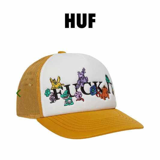 Huf Trip Trucker Hat Yellow