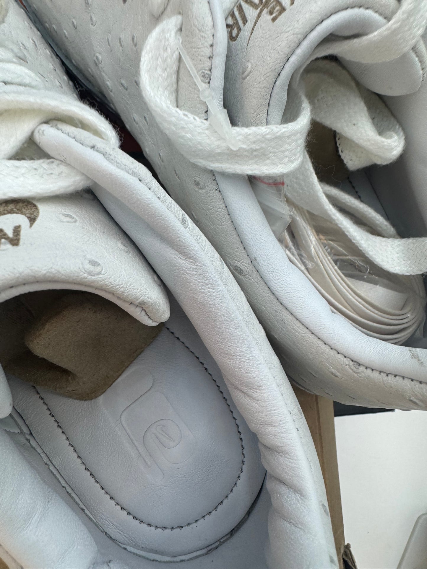 2006 NIKE AIR FORCE 1 SUPREME LOW OSTRICH OnePiece WHITE rare