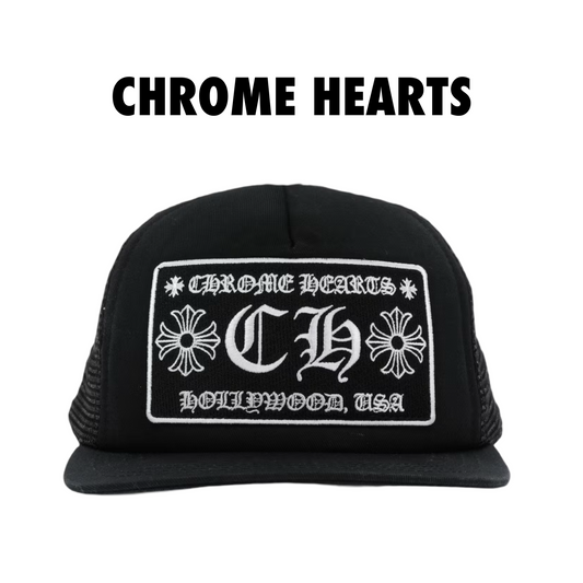 Chrome Hearts Hollywood Exclusive Trucker Hat Black
