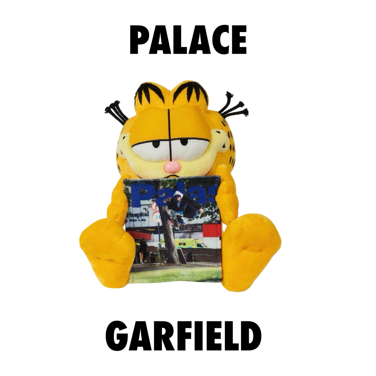 Palace Garfield Plush Toy Orange