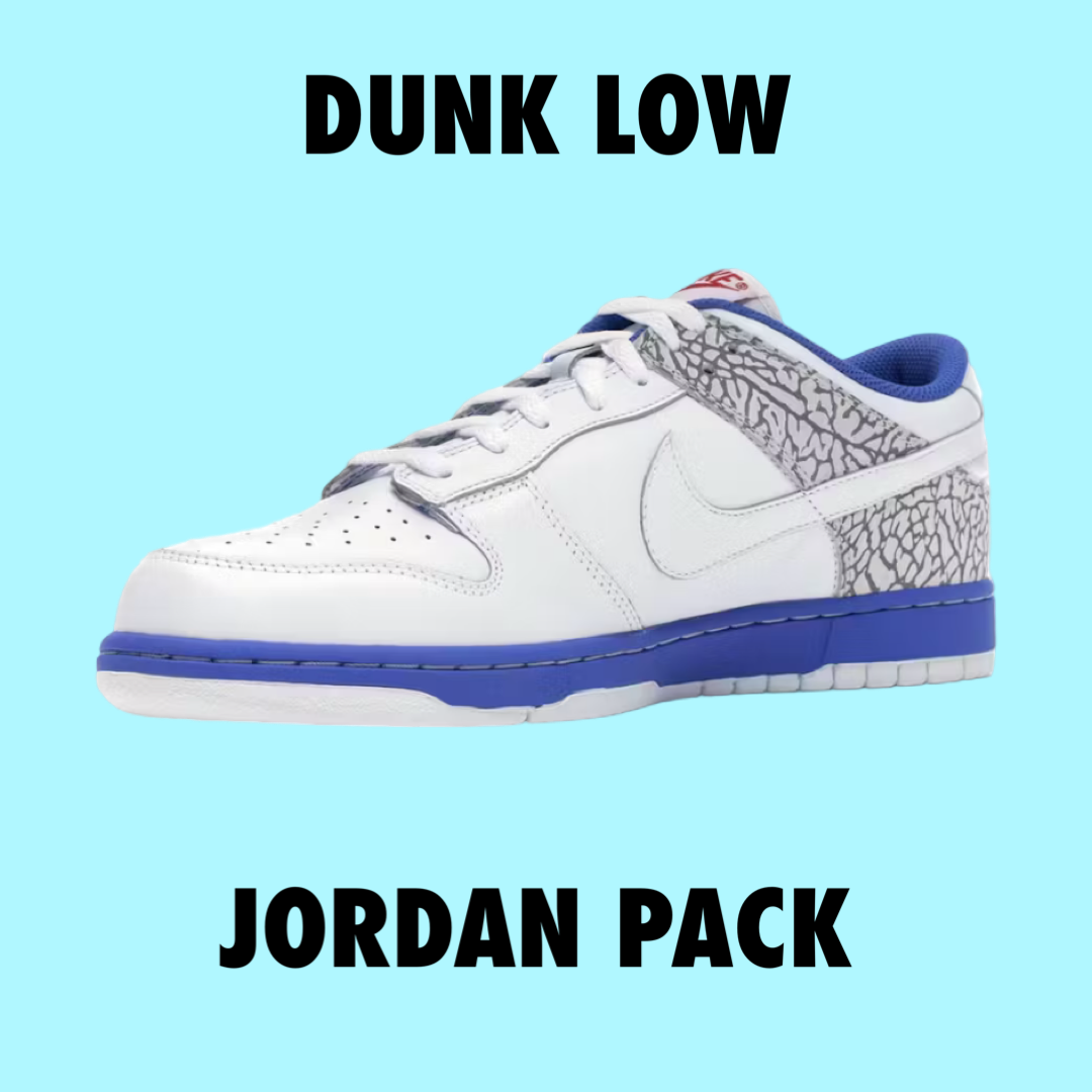 Nike Dunk Low
Jordan Pack