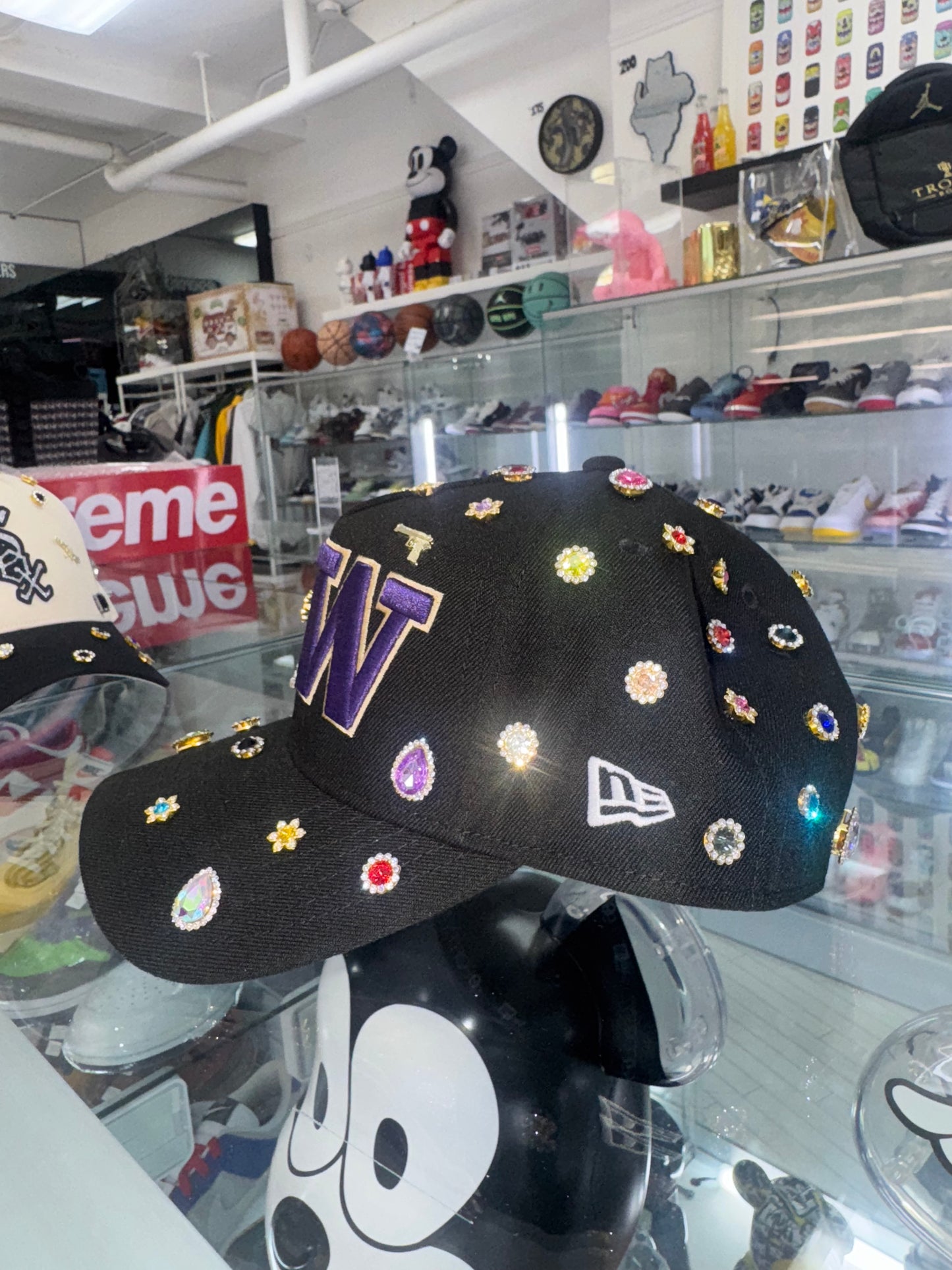 New Era Rhinestone royalty SnapBack seattle mariners Huskies