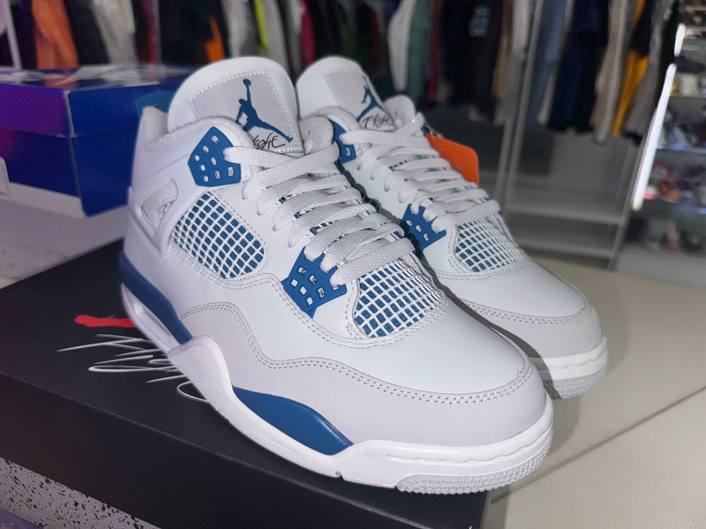 Jordan 4 Military Industrial Blue 2024