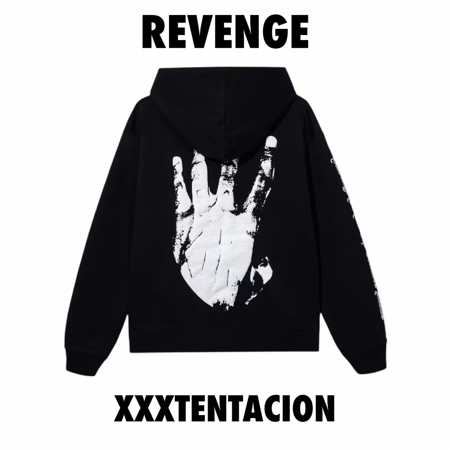 Revenge XXXTentacion Mugshot Hoodie Black