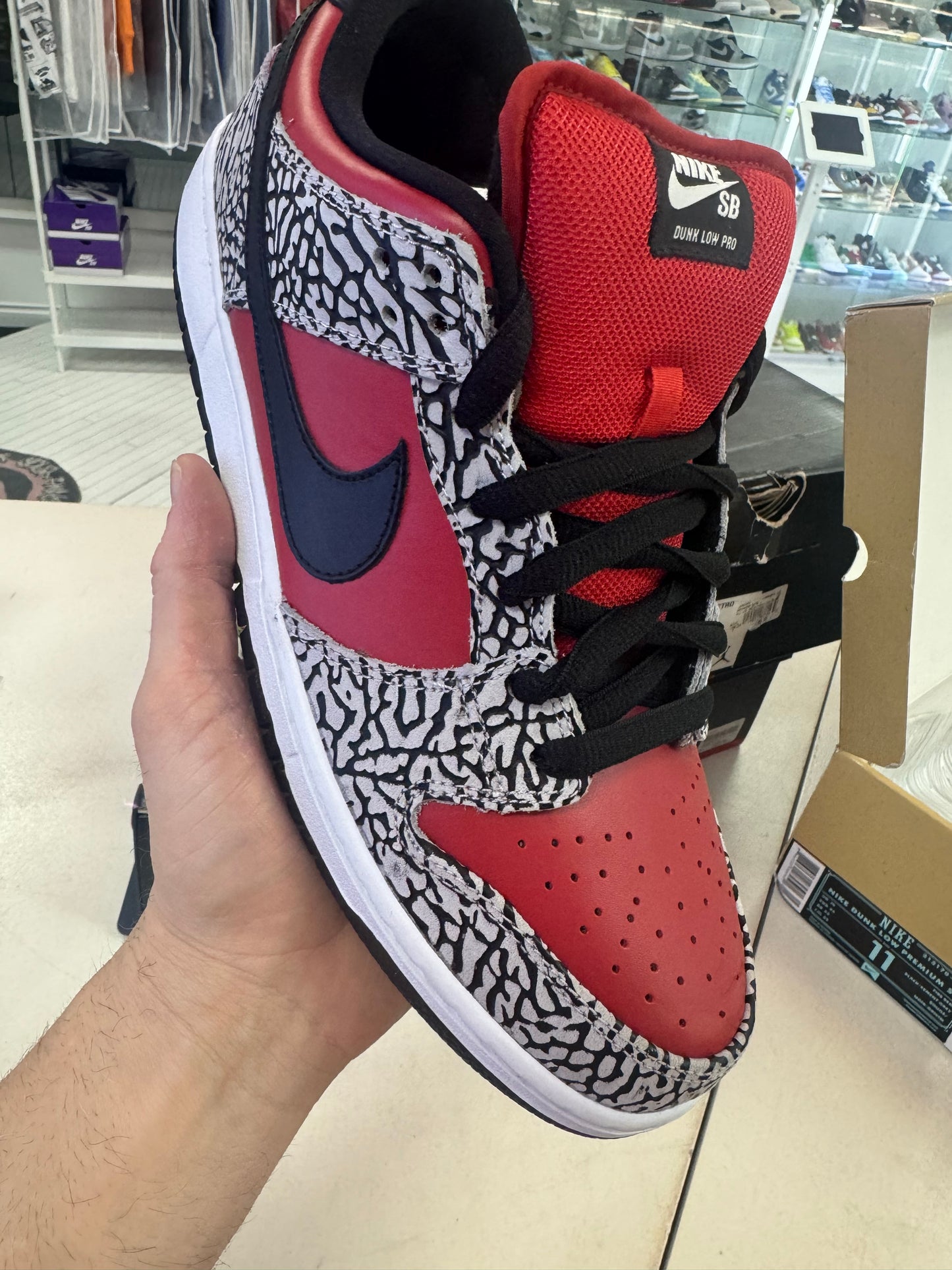Nike x Supreme Dunk SB Red 2012
