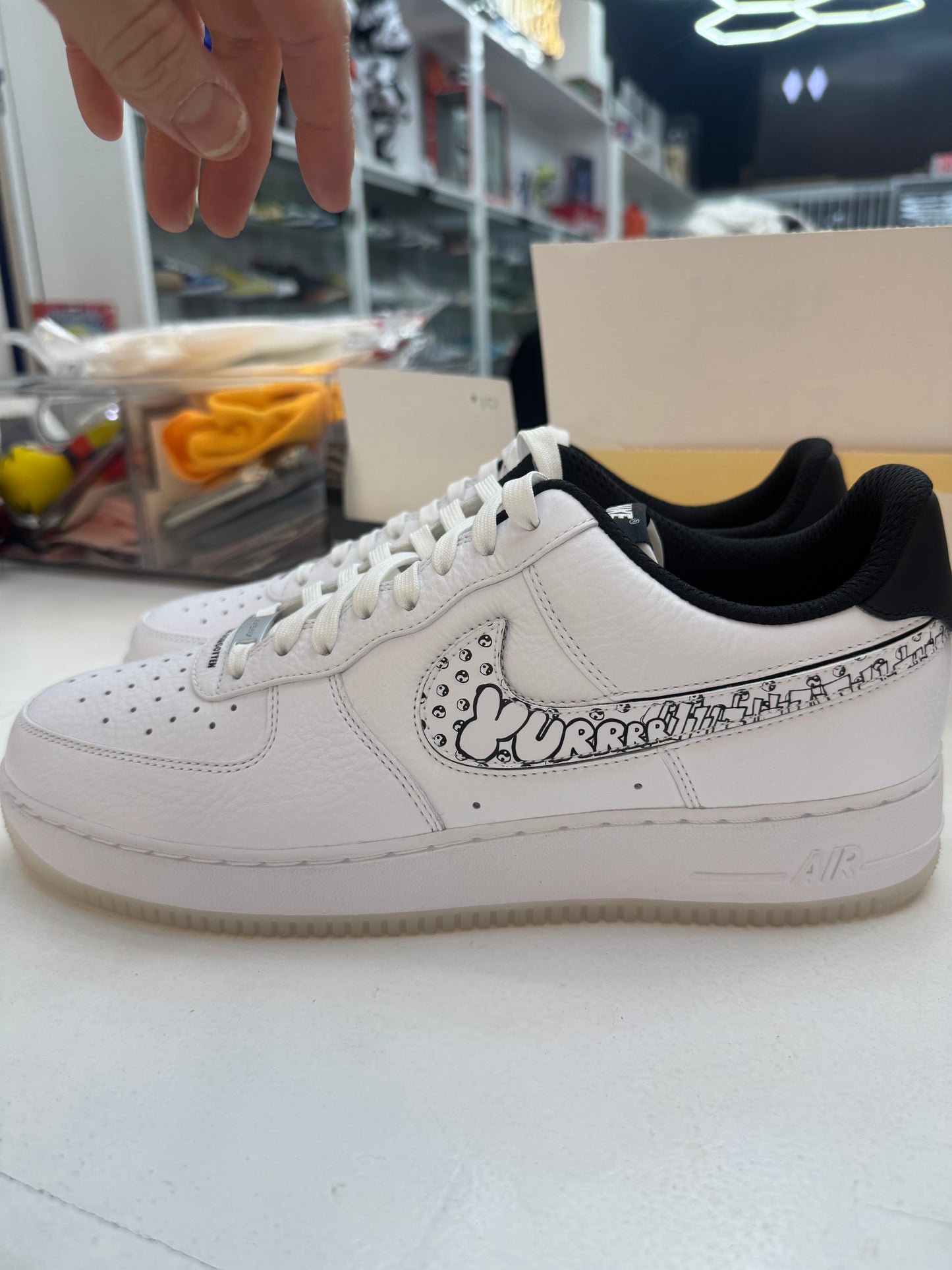 Nike AF1 NYvsNY 1st round sample