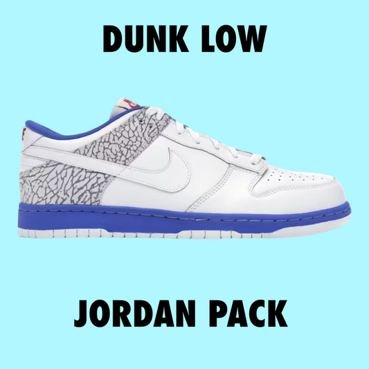 Nike Dunk Low
Jordan Pack