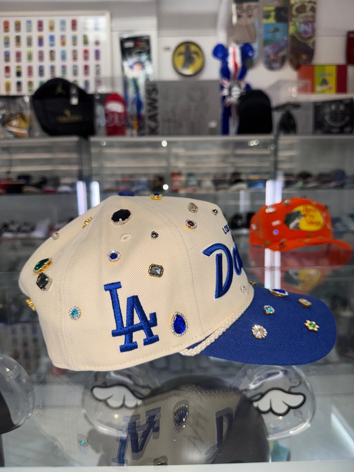 47 Rhinestone royalty SnapBack LA Dodgers
