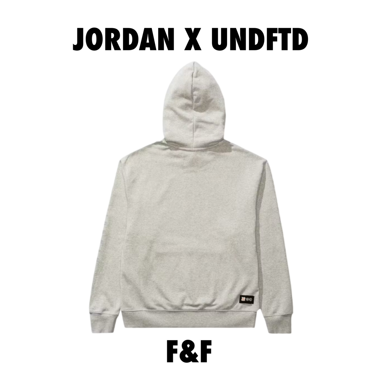 Jordan × Undefeated Weights Hoodie
Heather Grey