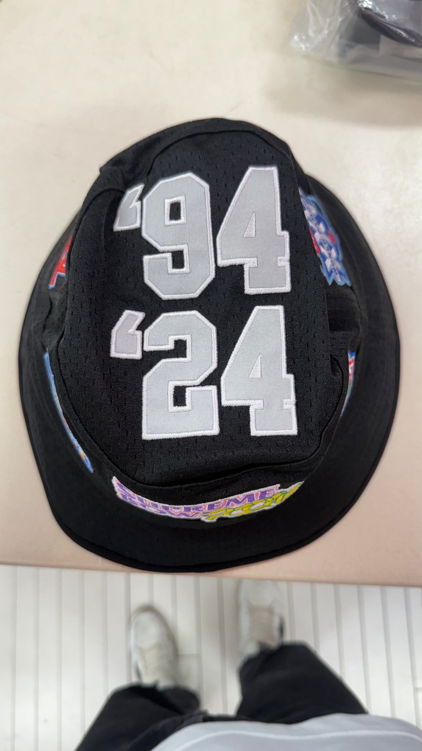 Supreme Playoffs Mesh Crusher Hat Black