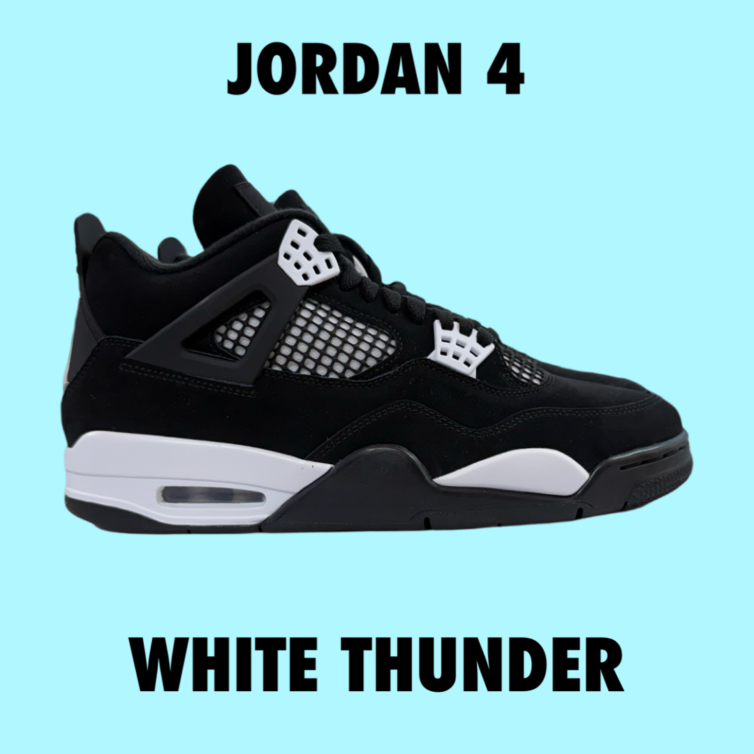 Jordan 4 Retro
White Thunder