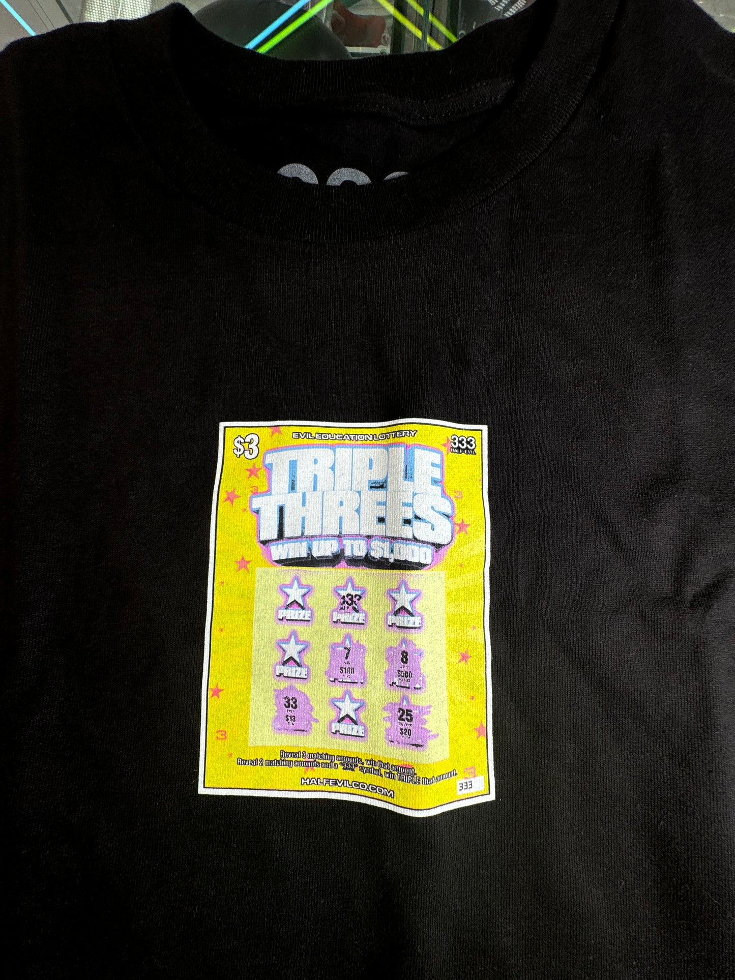 Half Evil Tripple Winner Tee