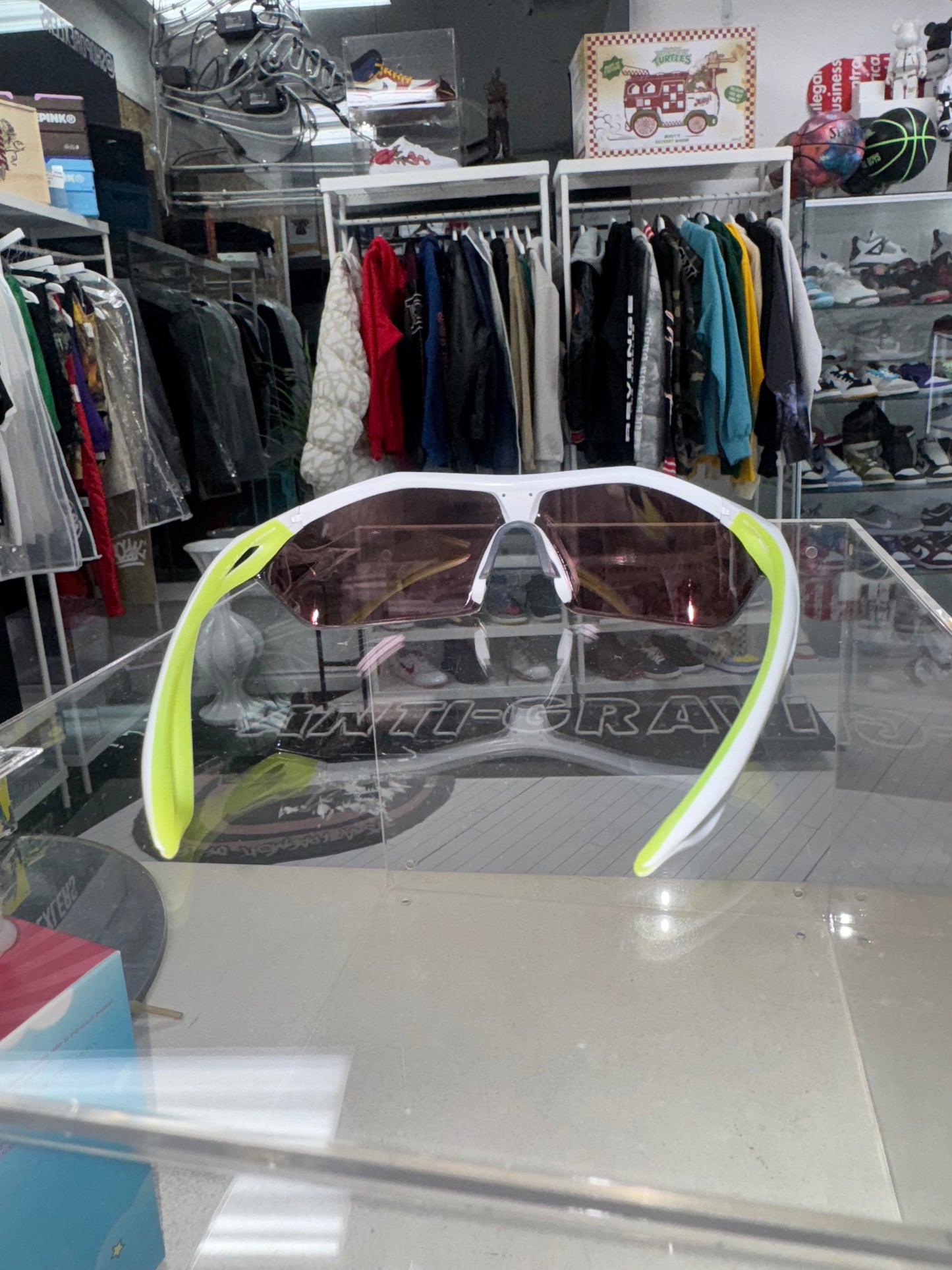 Nike Vaporwing R Sunglasses (Matte White Green) Rare 2016 Olympic