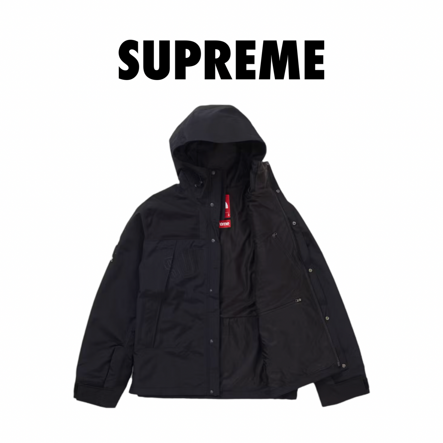 Supreme The North Face Arc Logo Mountain Parka Black