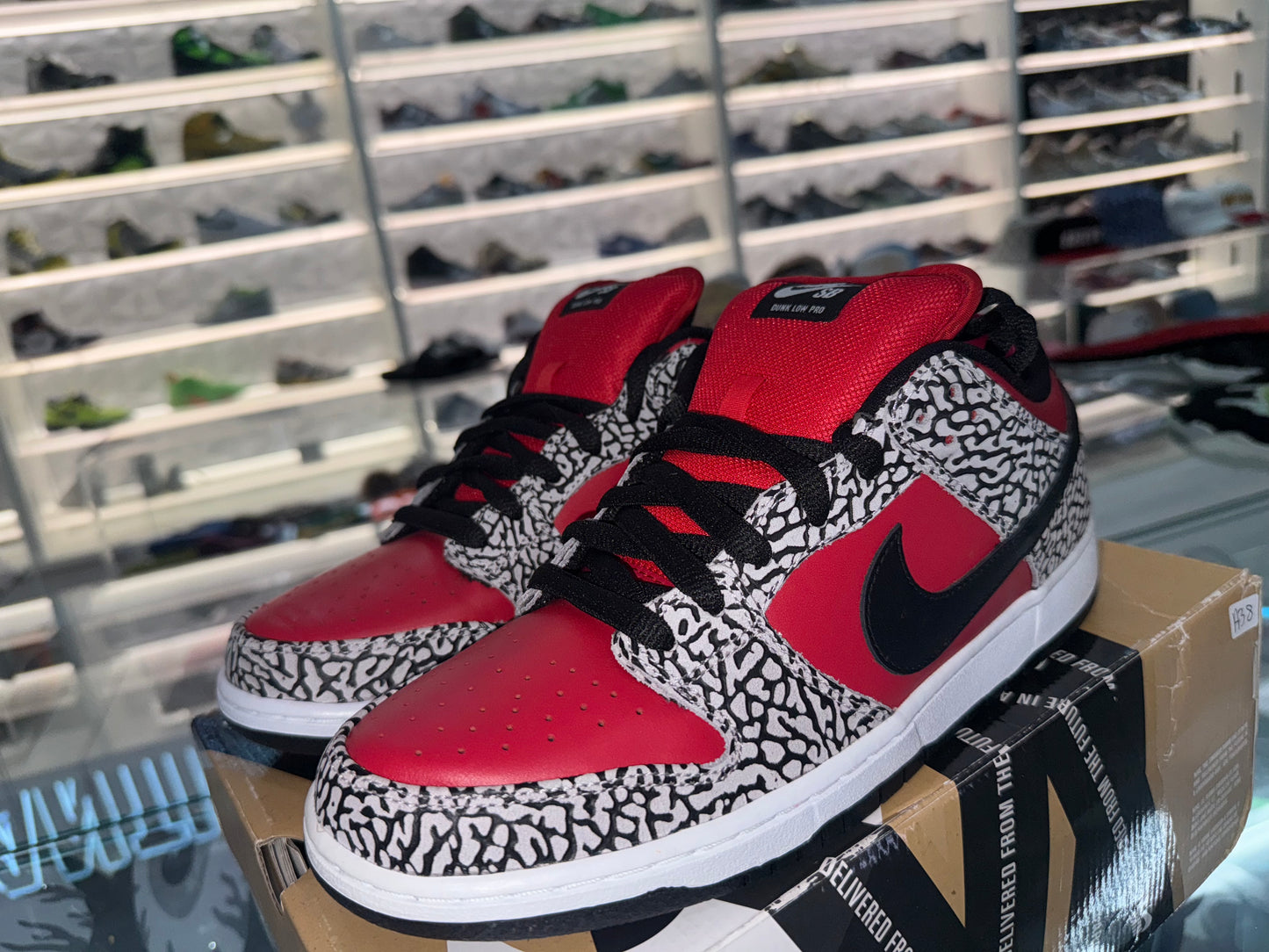 Nike x Supreme Dunk SB Red 2012