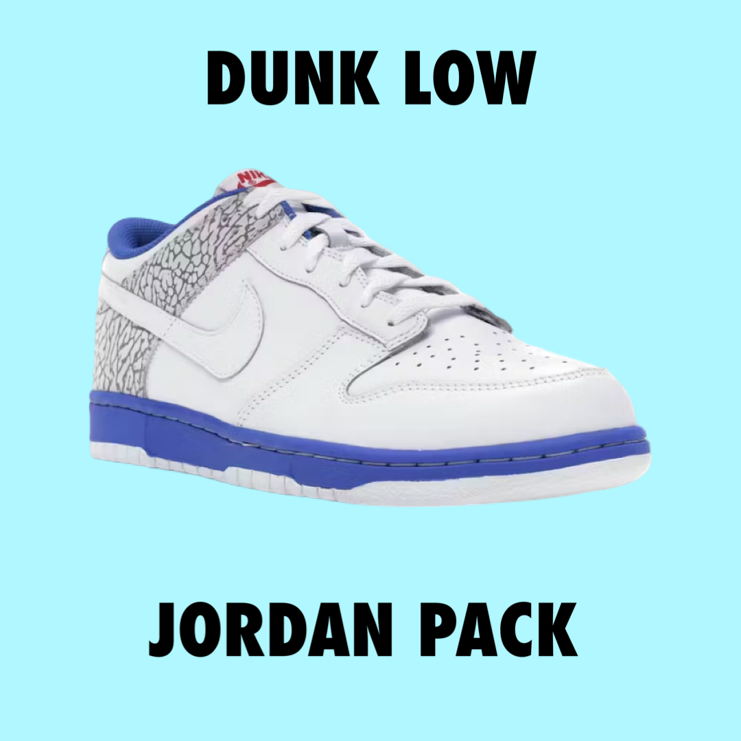 Nike Dunk Low
Jordan Pack