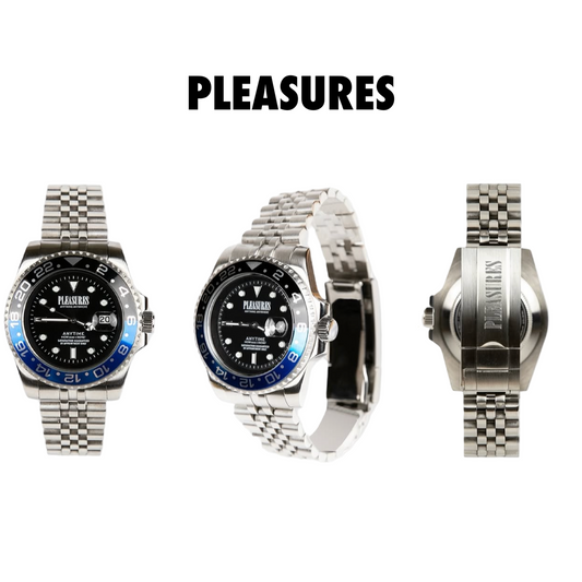 Pleasures Anytime Watch Blue Black