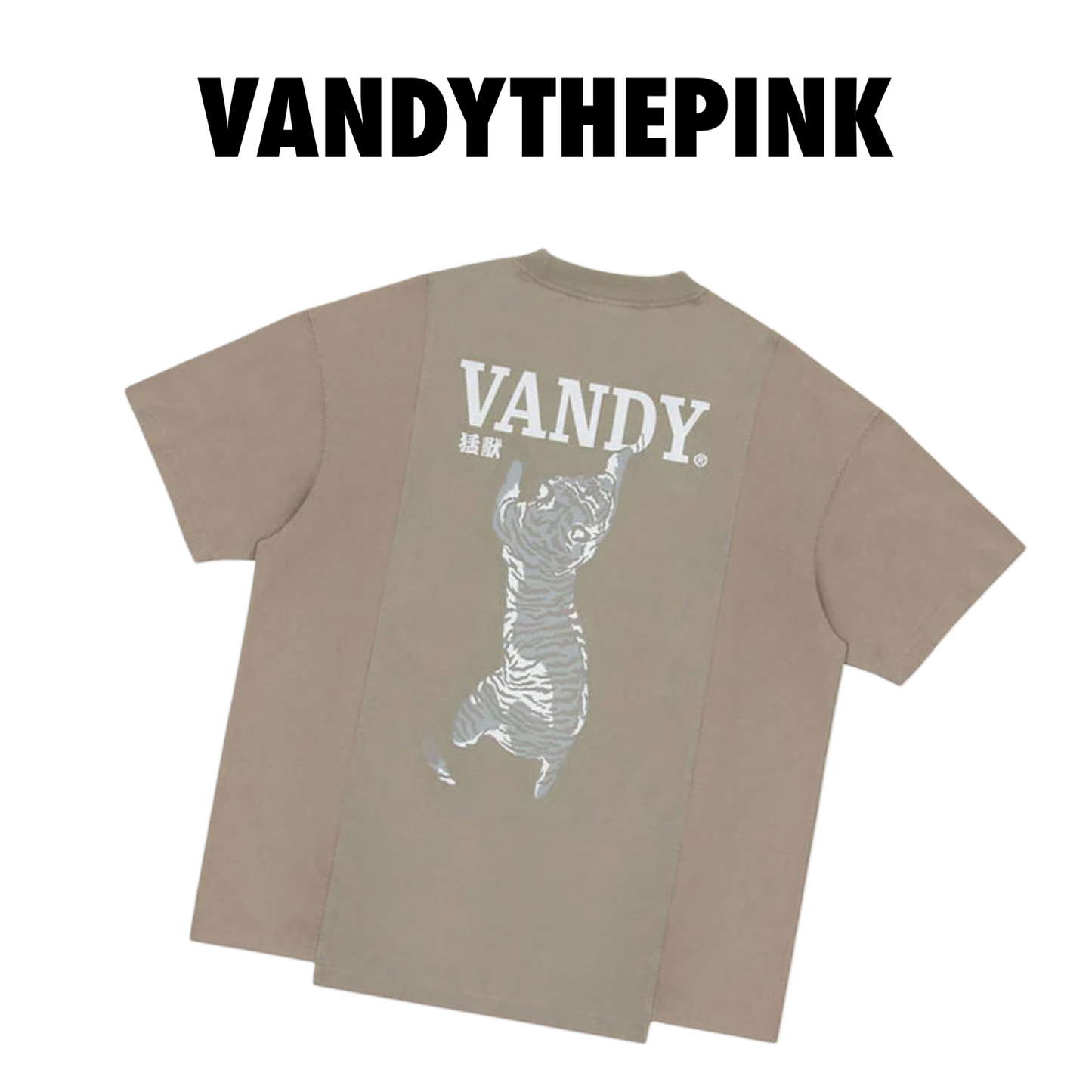 Vandy the Pink Vintage Tiger Tee