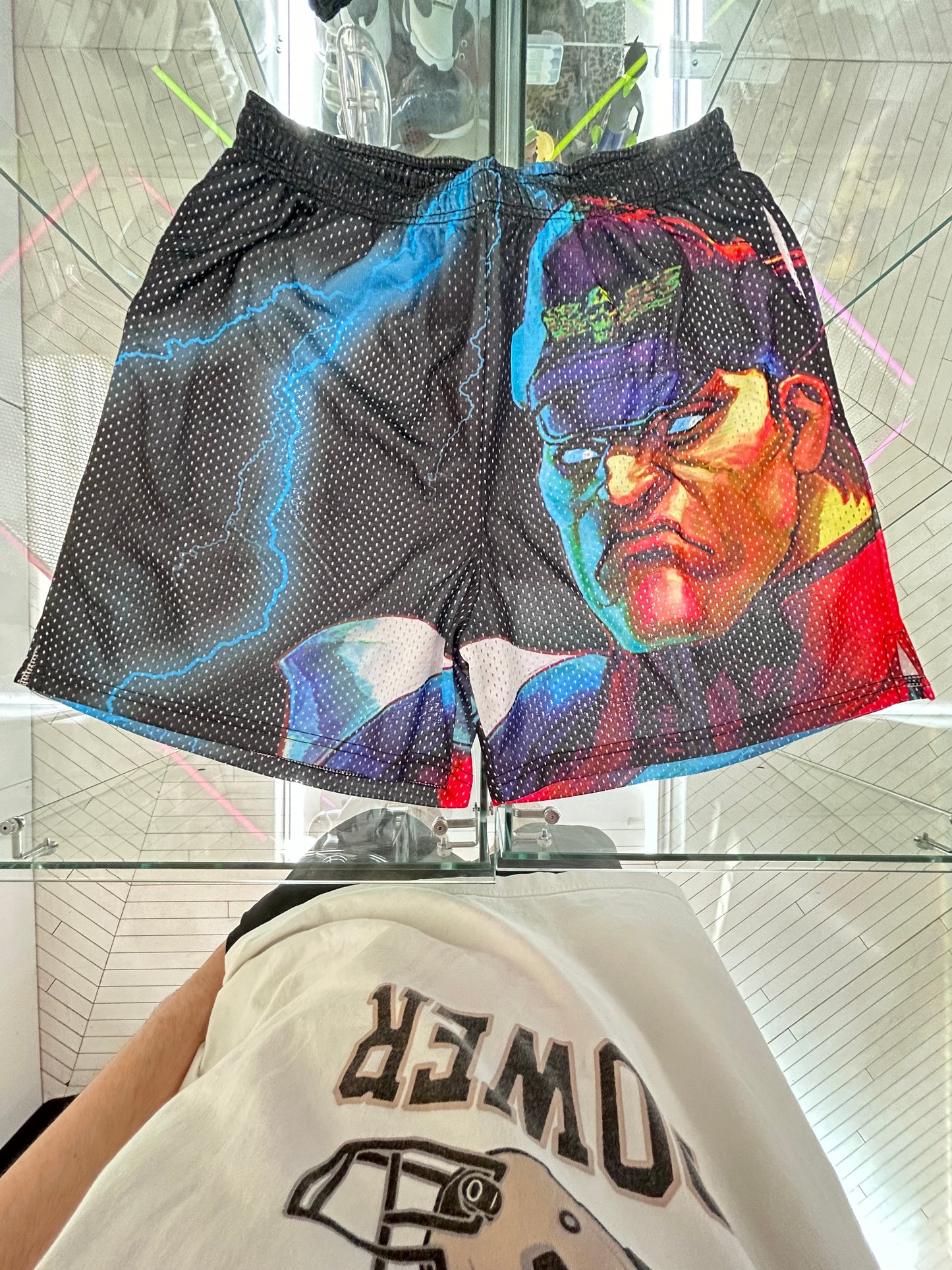STREETFIGHTER M. Bison Mesh Shorts