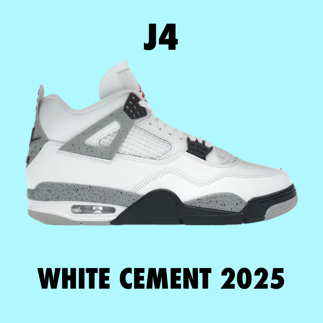 Jordan 4 Retro White Cement (2025)