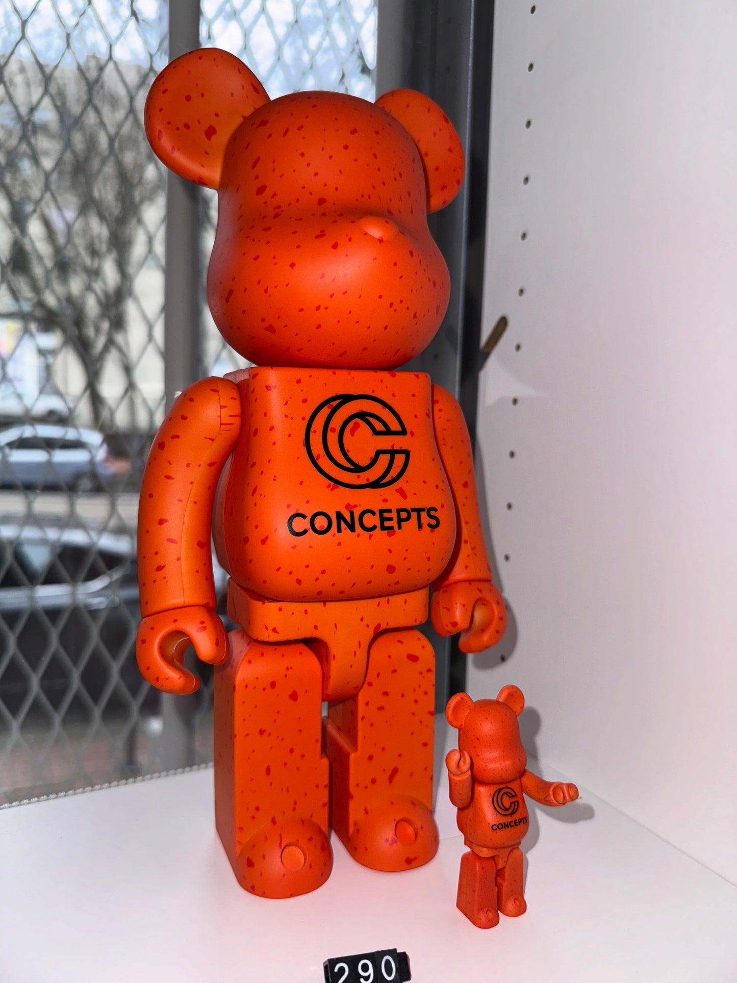 Be@rbrick x Concepts Orange Lobster 400% & 100%