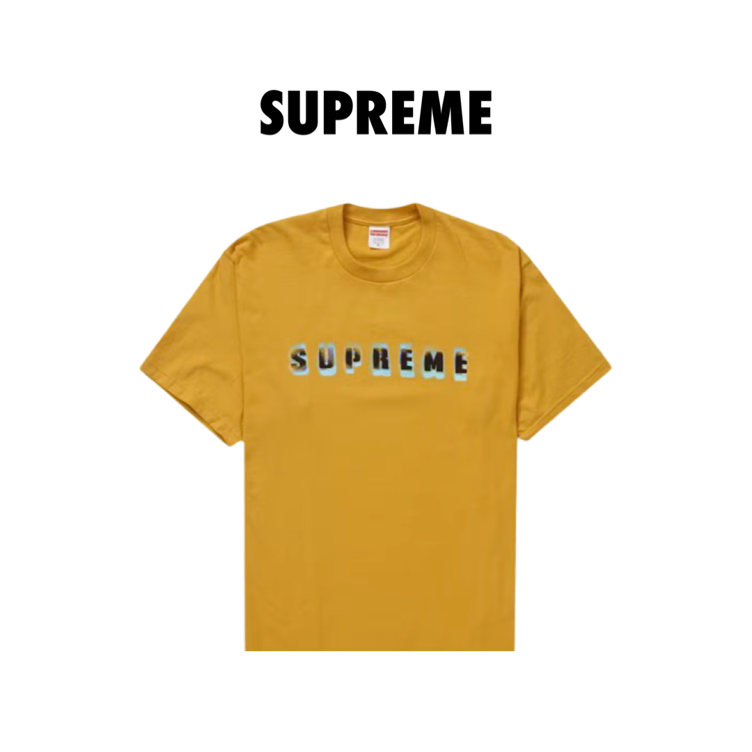 Supreme Stencil Tee
Mustard
