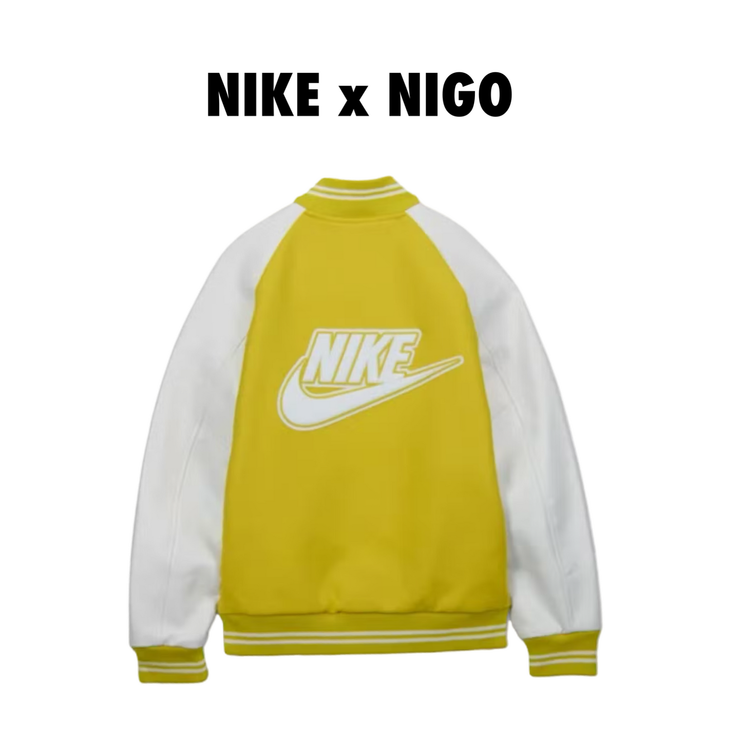 Nike x Nigo NRG Varsity Jacket Yellow