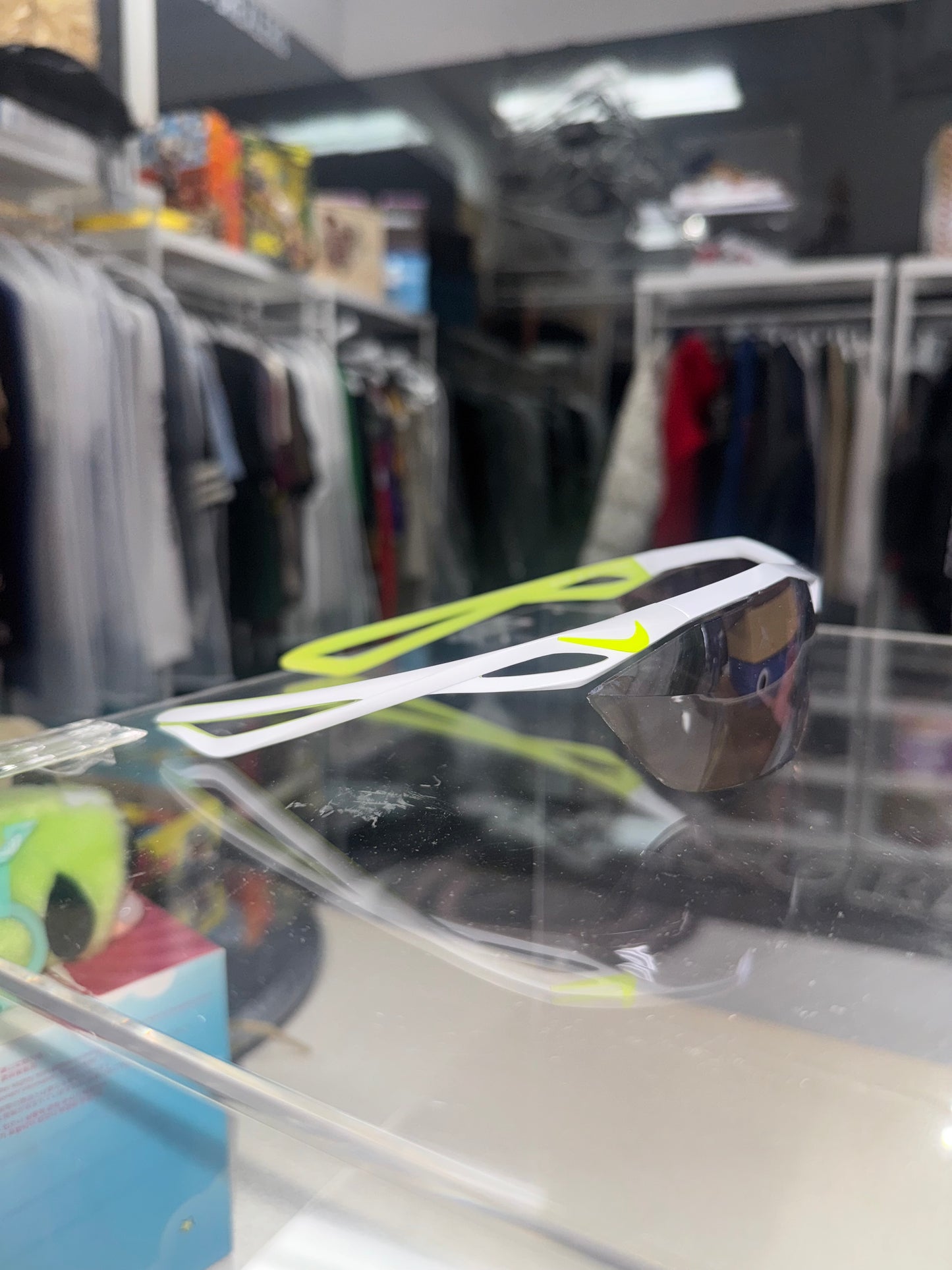 Nike Vaporwing R Sunglasses (Matte White Green) Rare 2016 Olympic