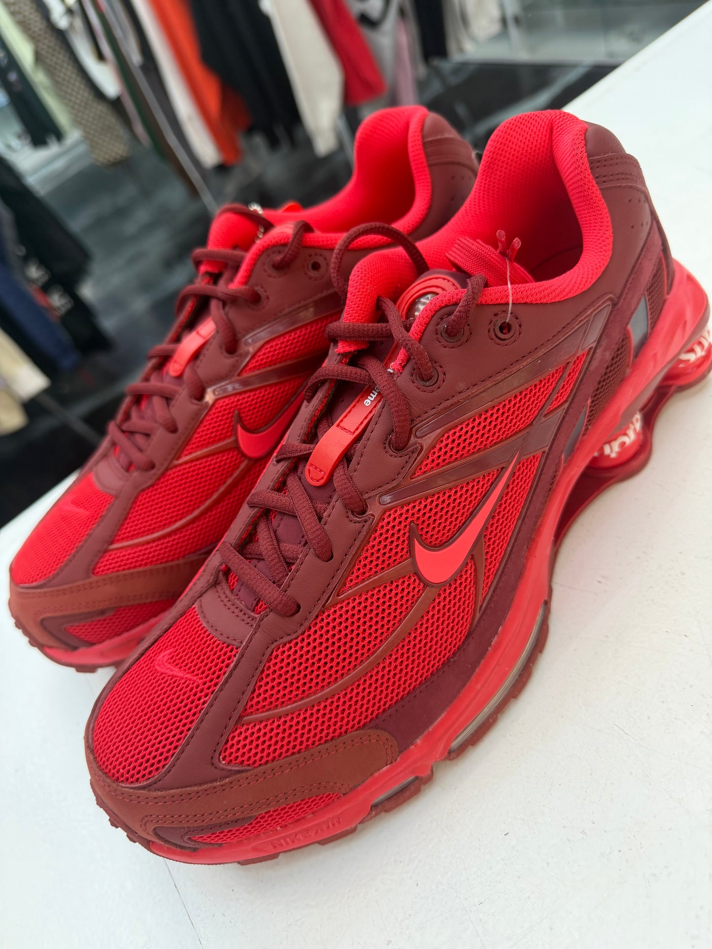 Nike x Supreme Shox red 2022