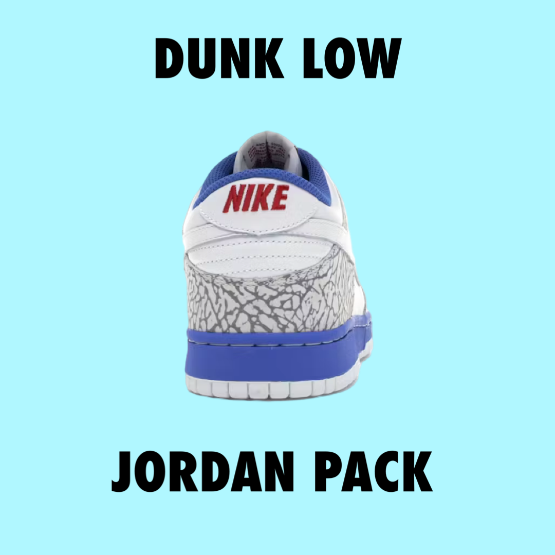 Nike Dunk Low
Jordan Pack