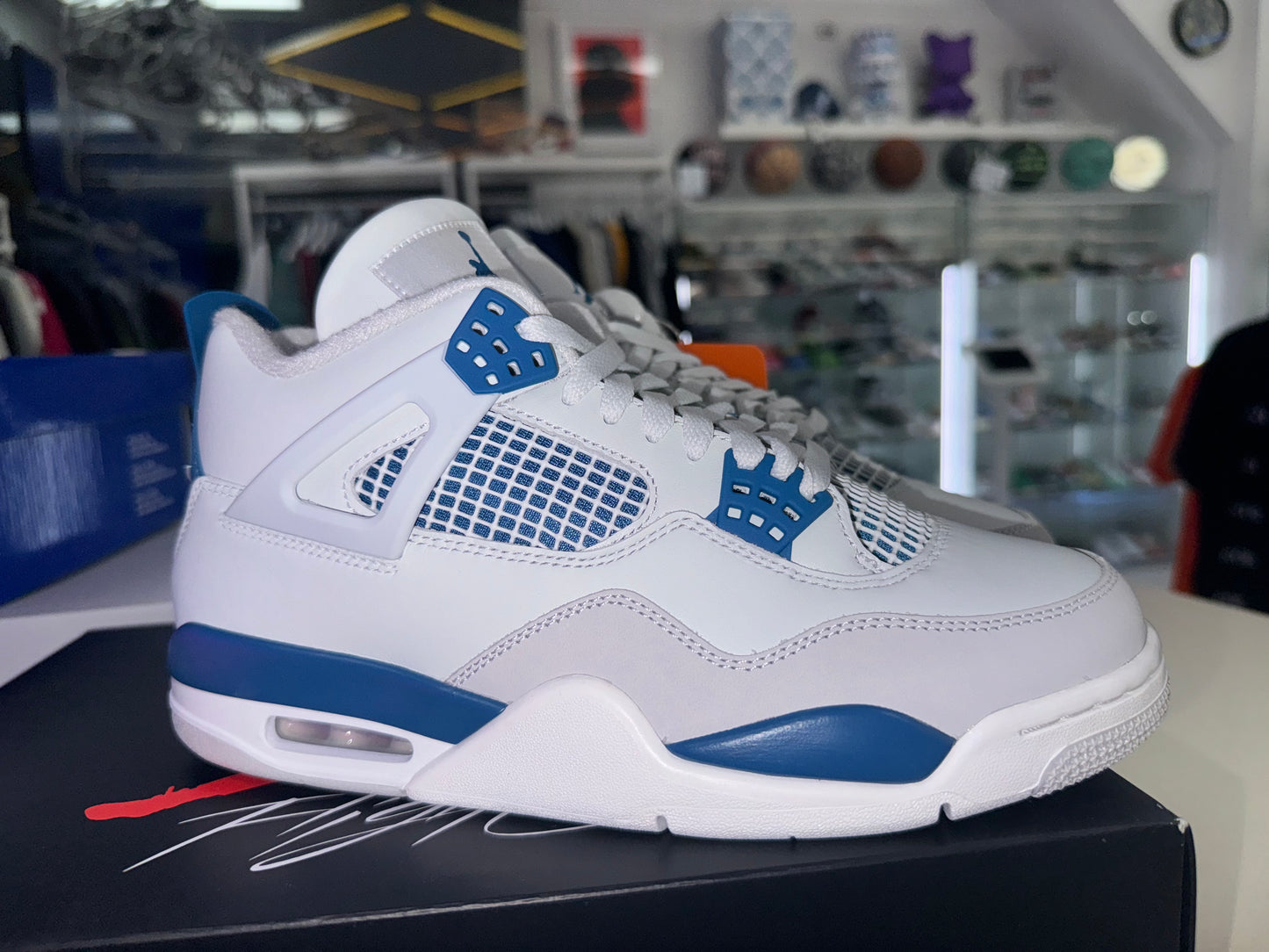 Jordan 4 Military Industrial Blue 2024