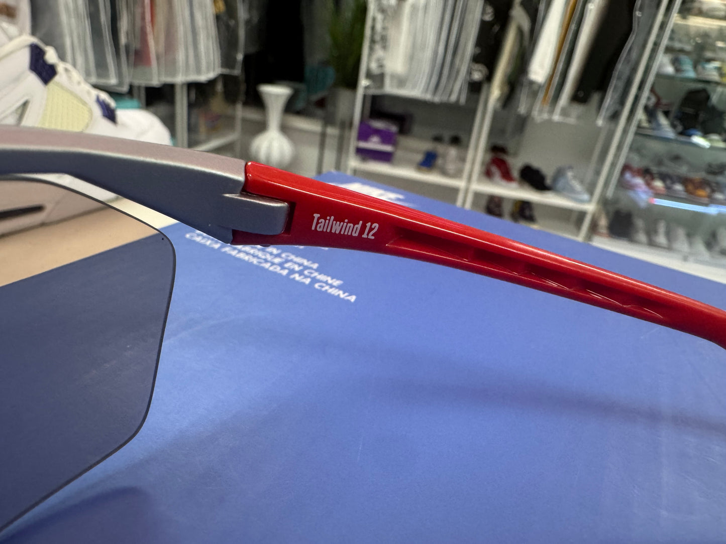 Nike Tailwind 12 Red Sunglasses