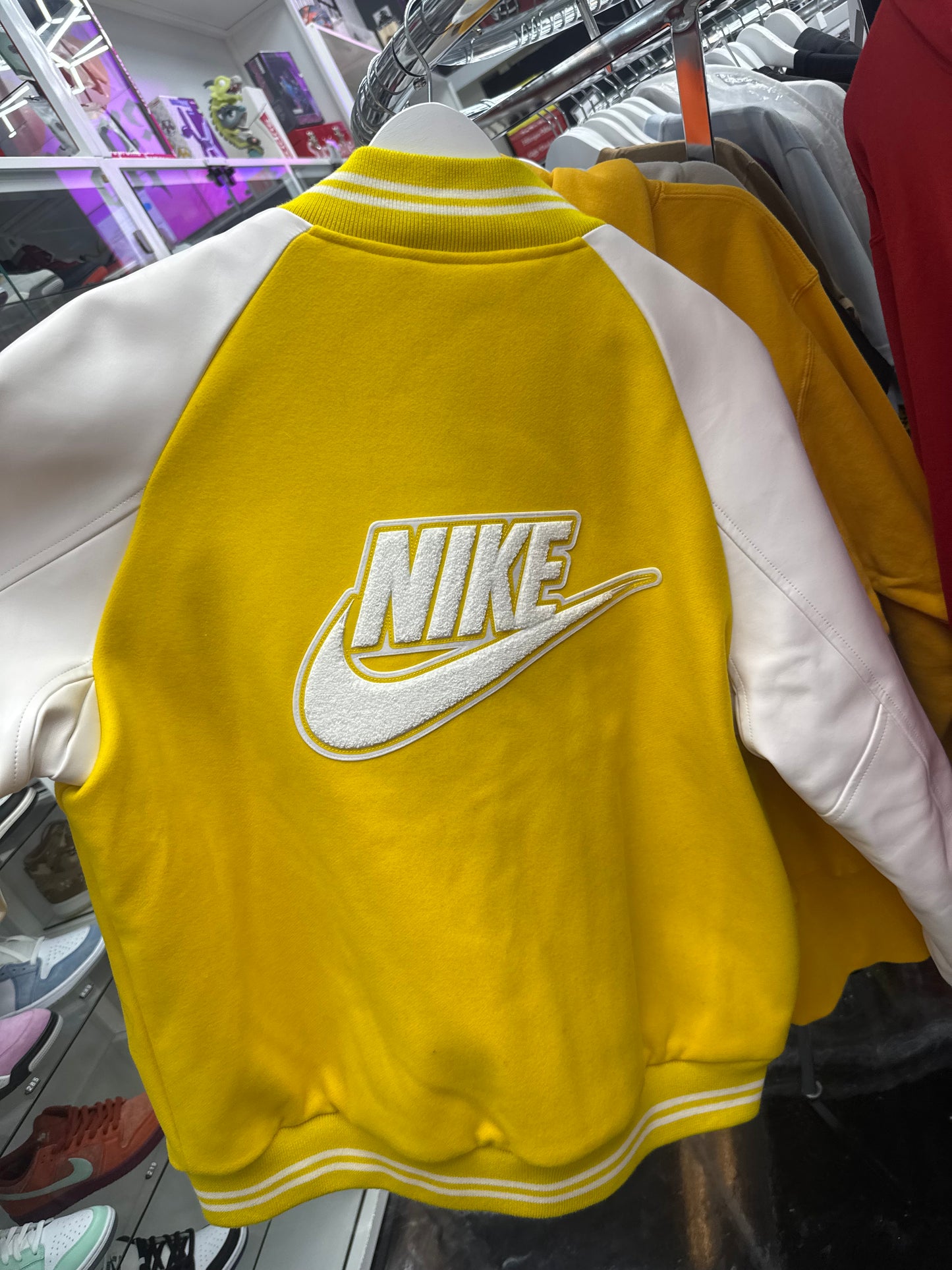Nike x Nigo NRG Varsity Jacket Yellow