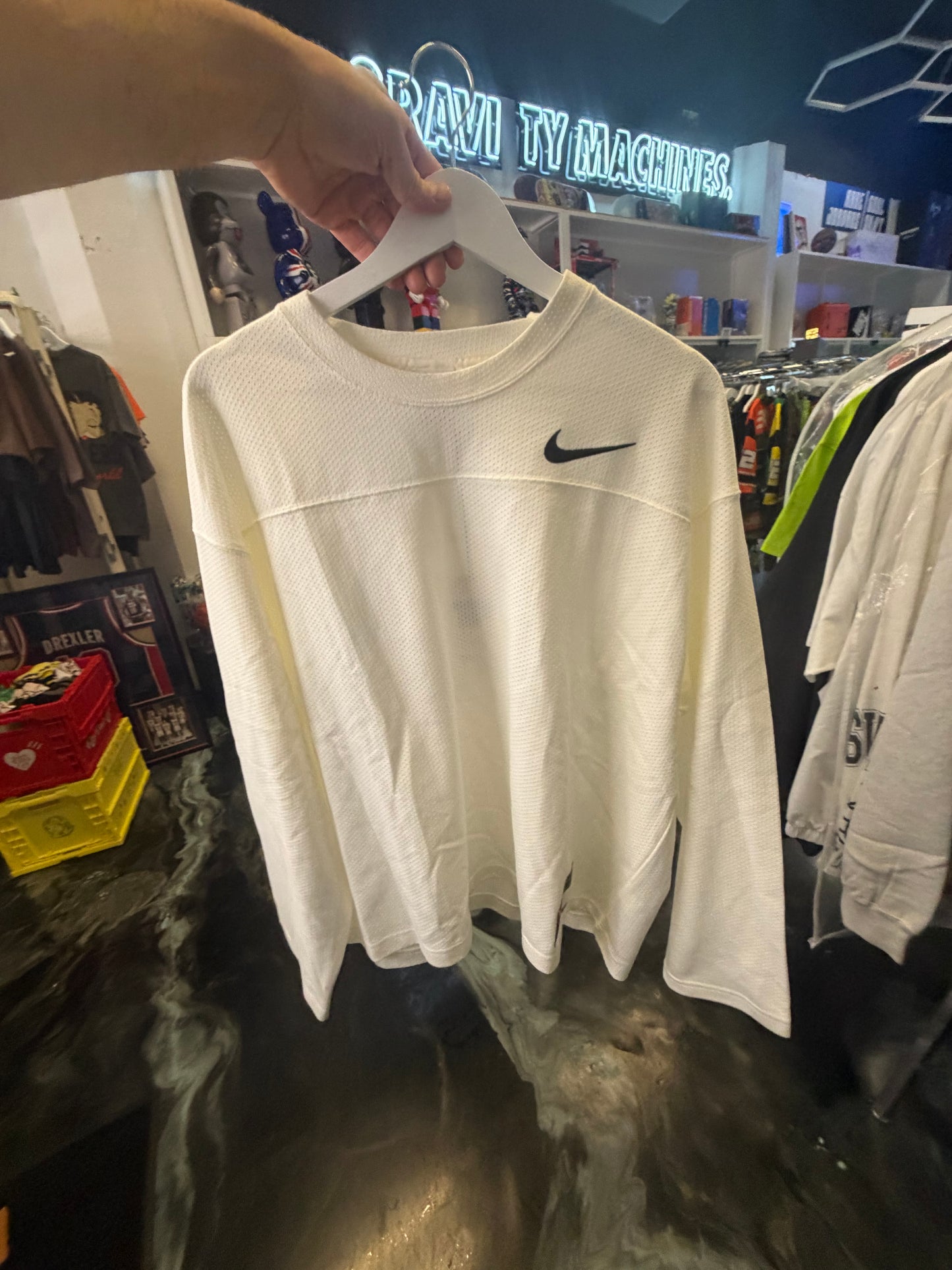 Stussy × Nike Dri-FIT Mesh Jersey sail