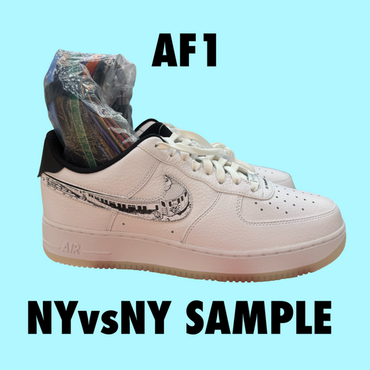 Nike AF1 NYvsNY 1st round sample