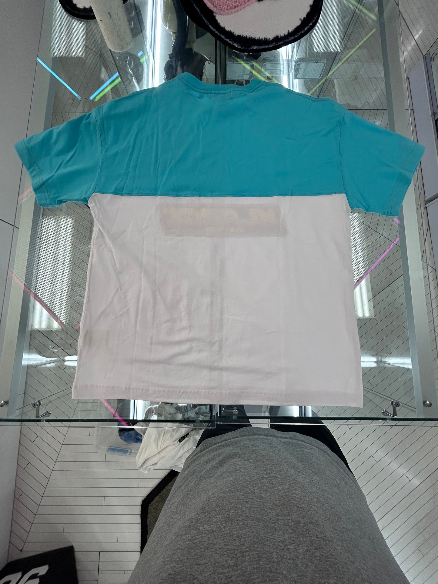 XLarge Japan exclusive 2019 era split tee blue white
