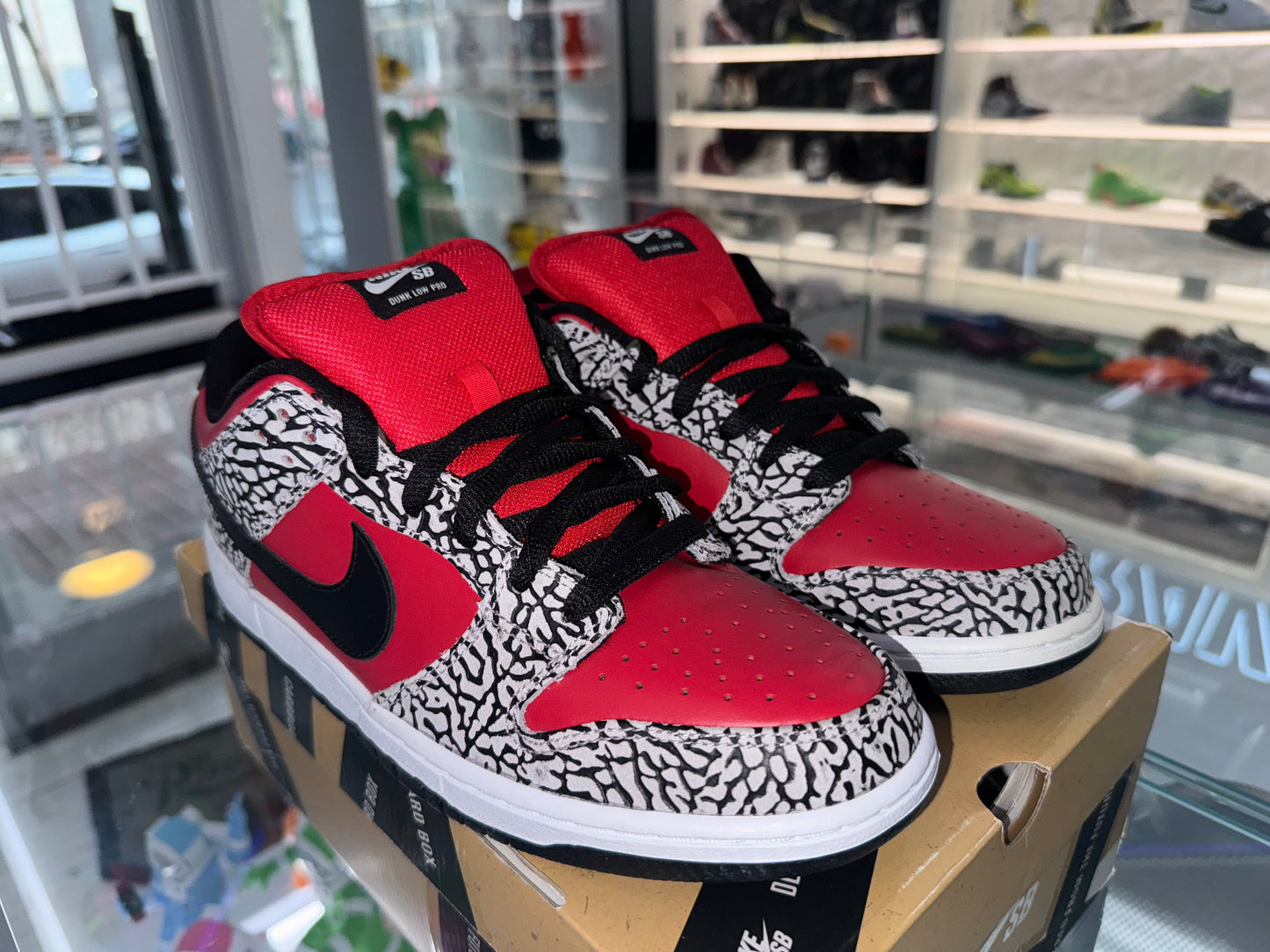 Nike x Supreme Dunk SB Red 2012
