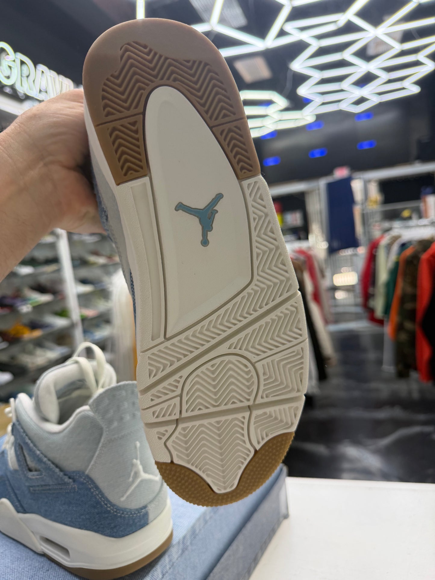 Jordan 4 Retro TEX Denim Worn Blue