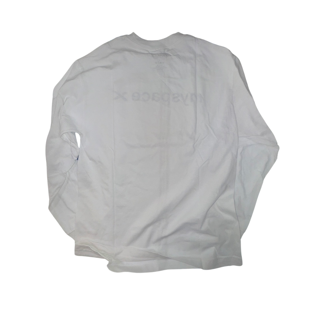 OB Myspacex tee A Place For Friends white long sleeve (myspace space x )