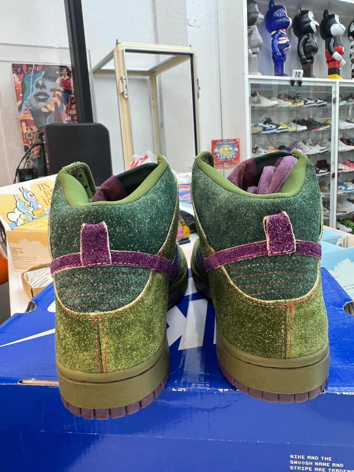 2010 Nike Dunk SB High Skunk 420