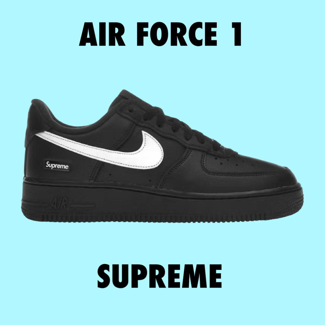 Nike Air Force 1 Low Supreme Black