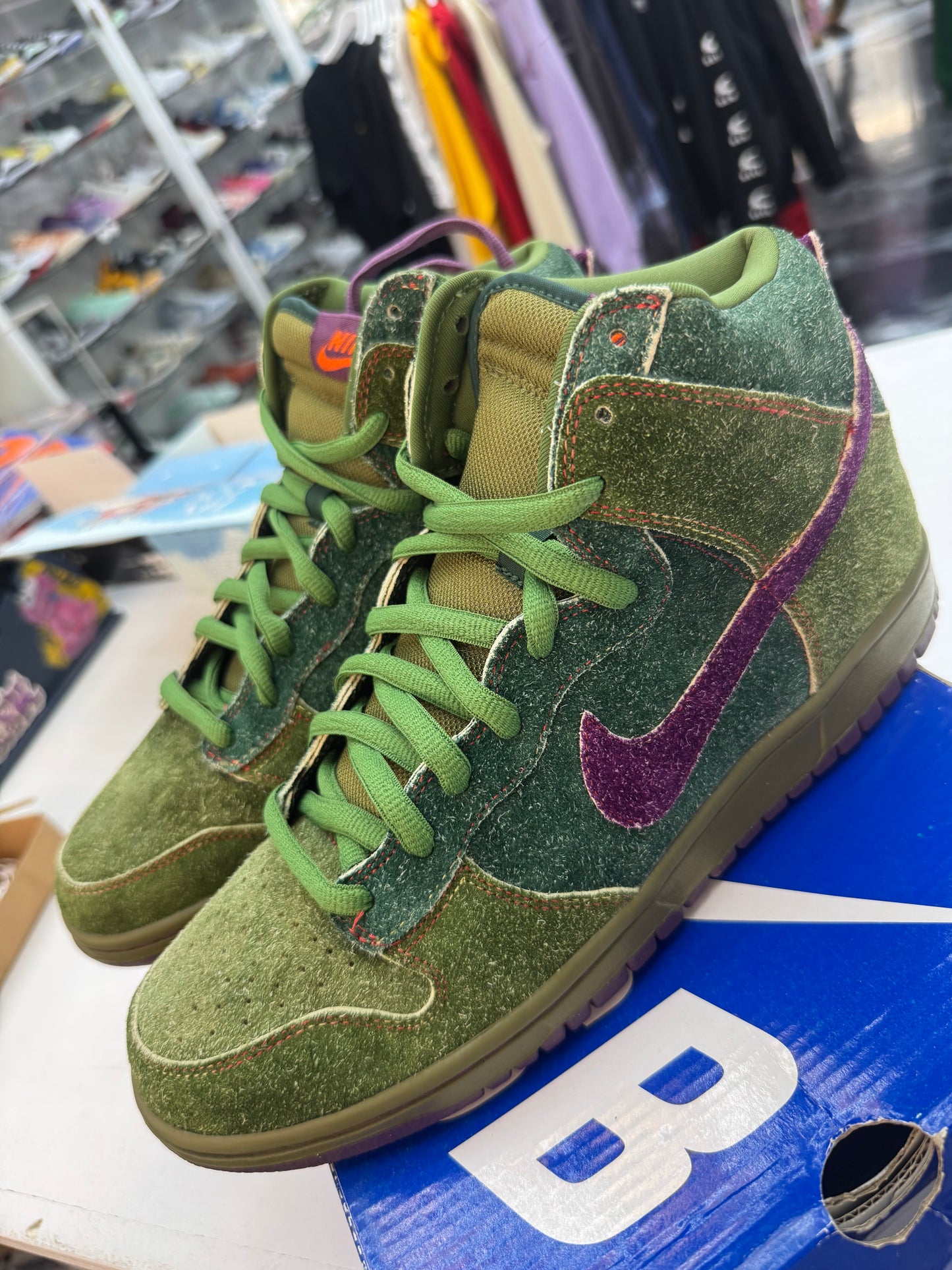 2010 Nike Dunk SB High Skunk 420