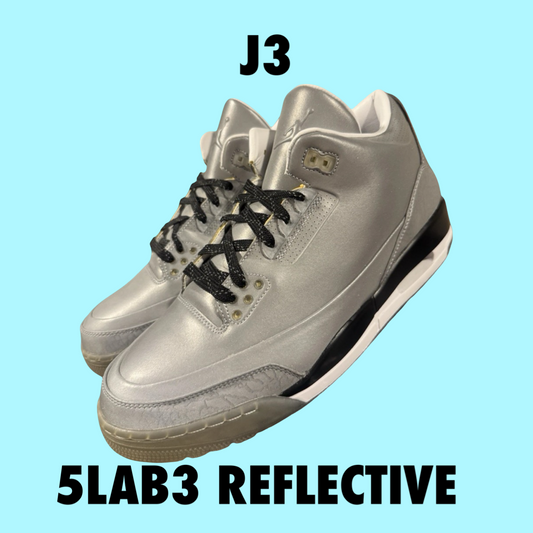 Air Jordan 3 5Lab3 Reflective Silver