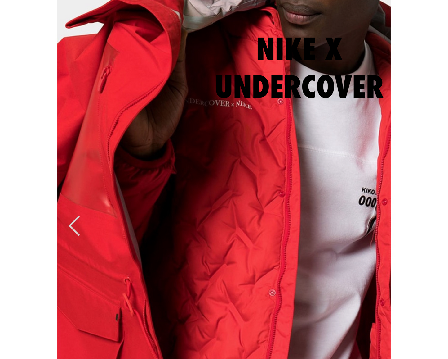 Nike x Undercover 3-in-1 Layered Fishtail Parka Jacket Red