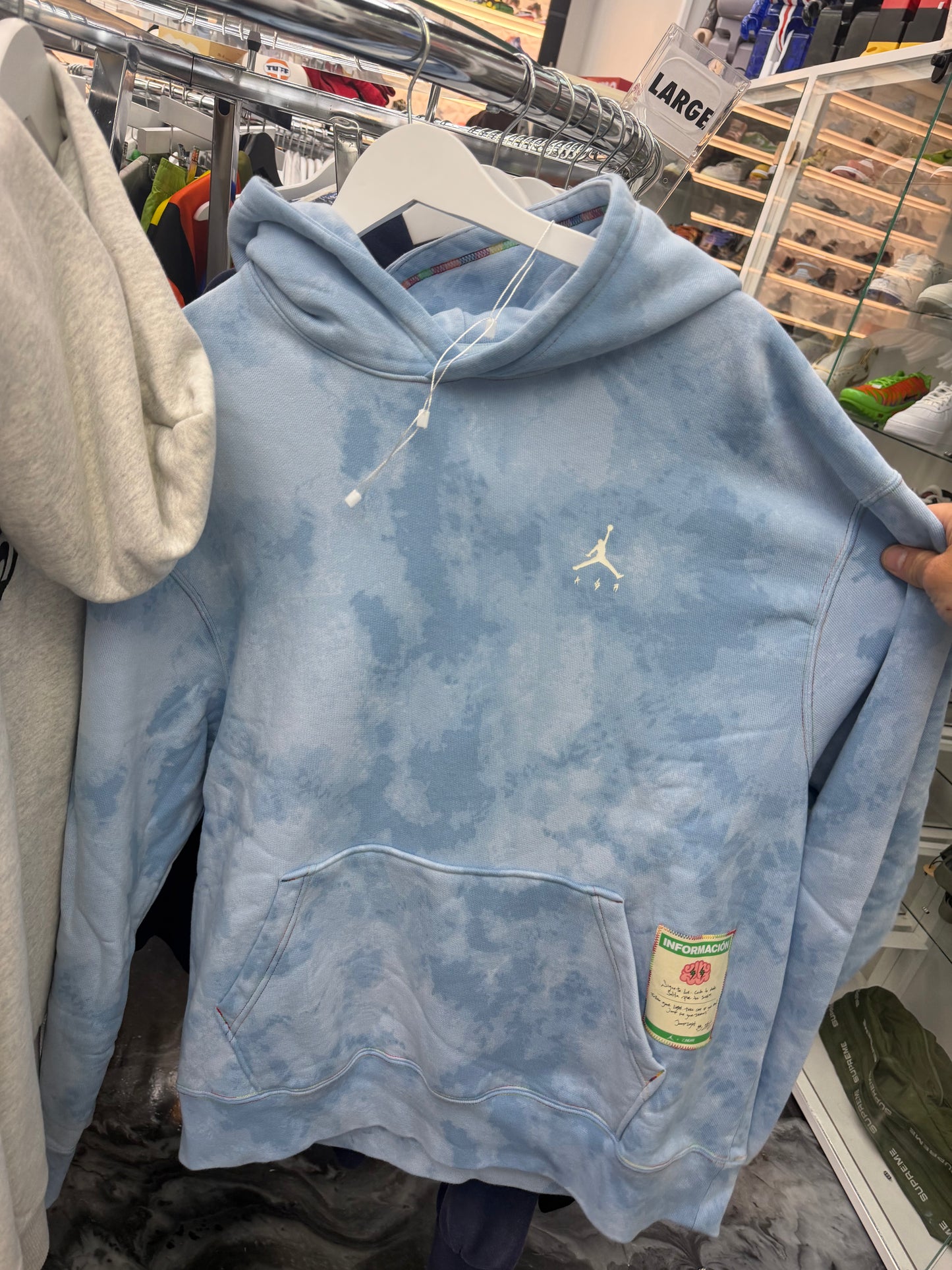 Jordan x J Balvin Hoodie Blue