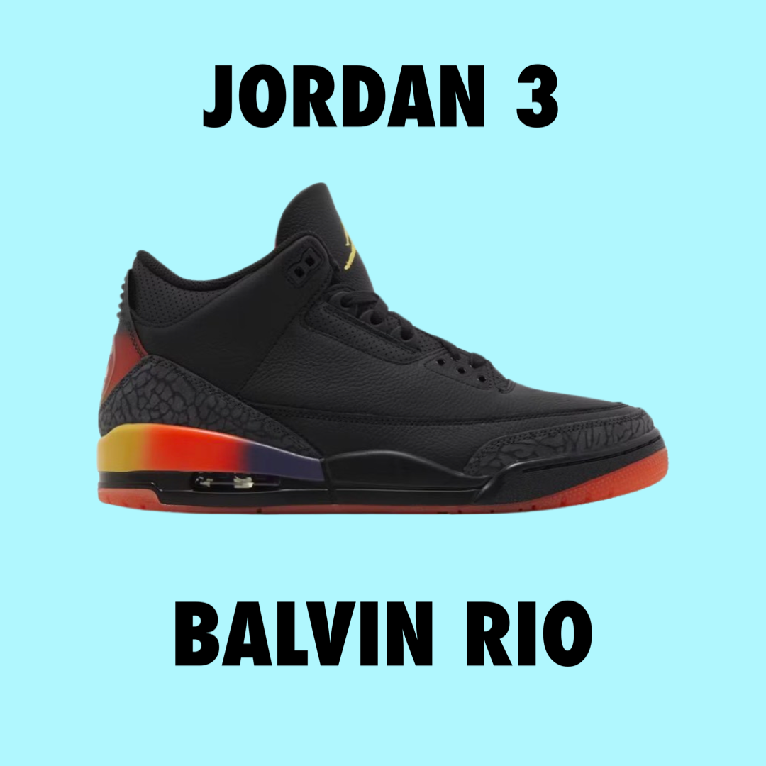Jordan 3 Retro J Balvin Rio Drexlers