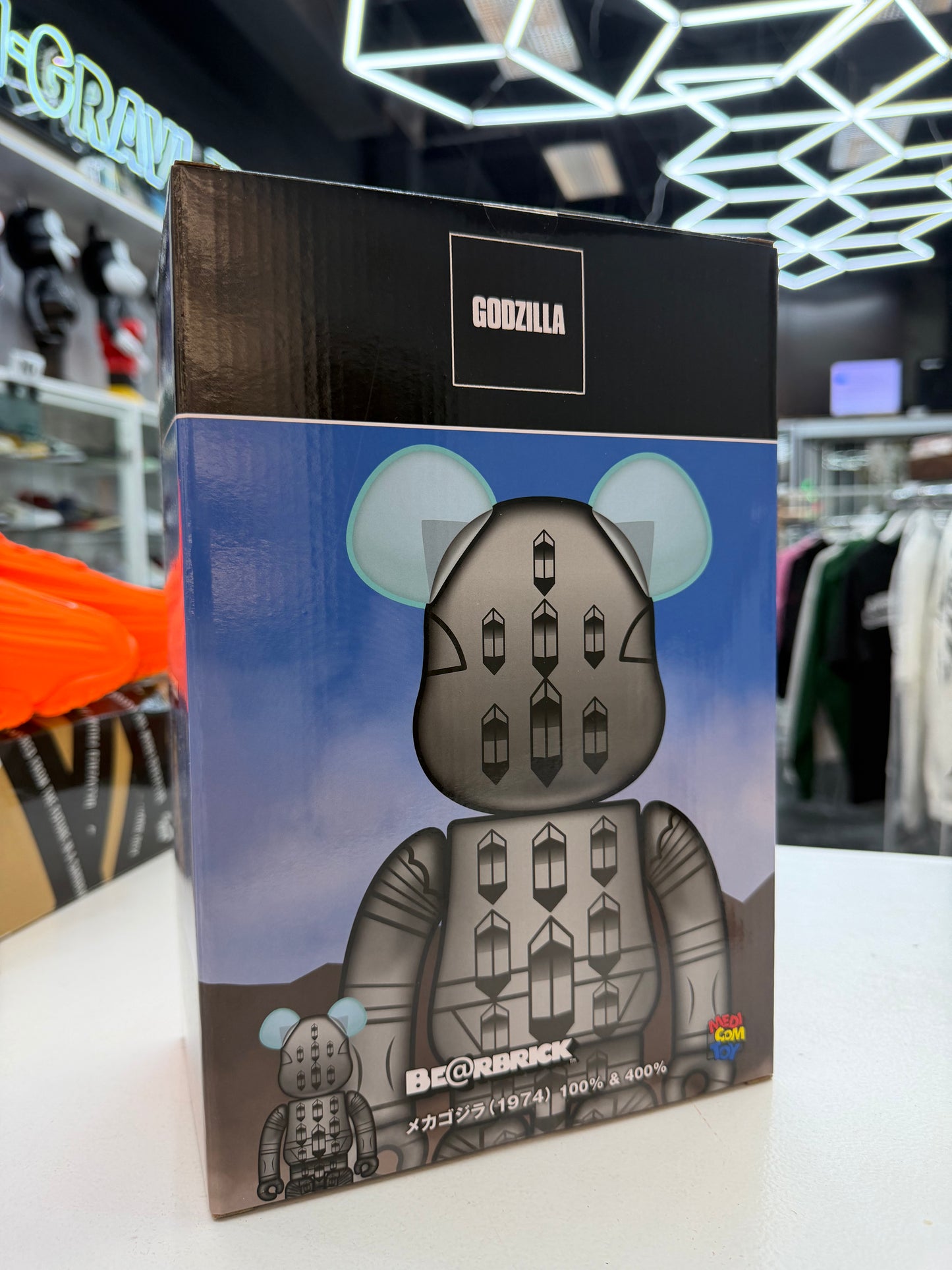 Bearbrick Mechagodzilla (1974) 100% & 400% Set