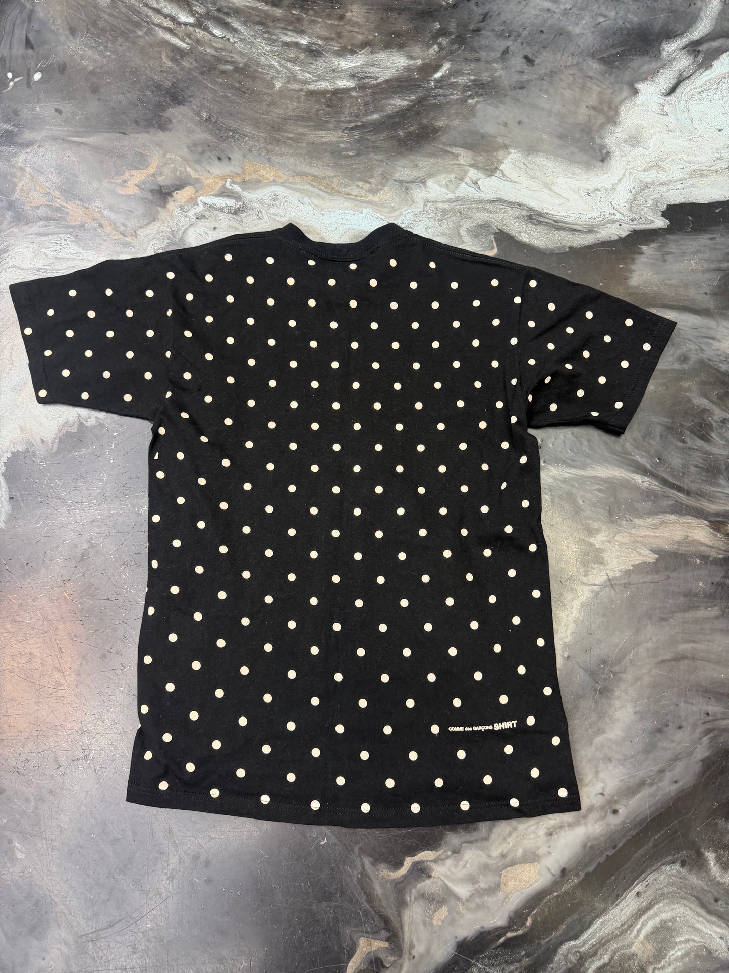 Supreme x Comme Des Garcons Black Polka Dot T-Shirt 2012