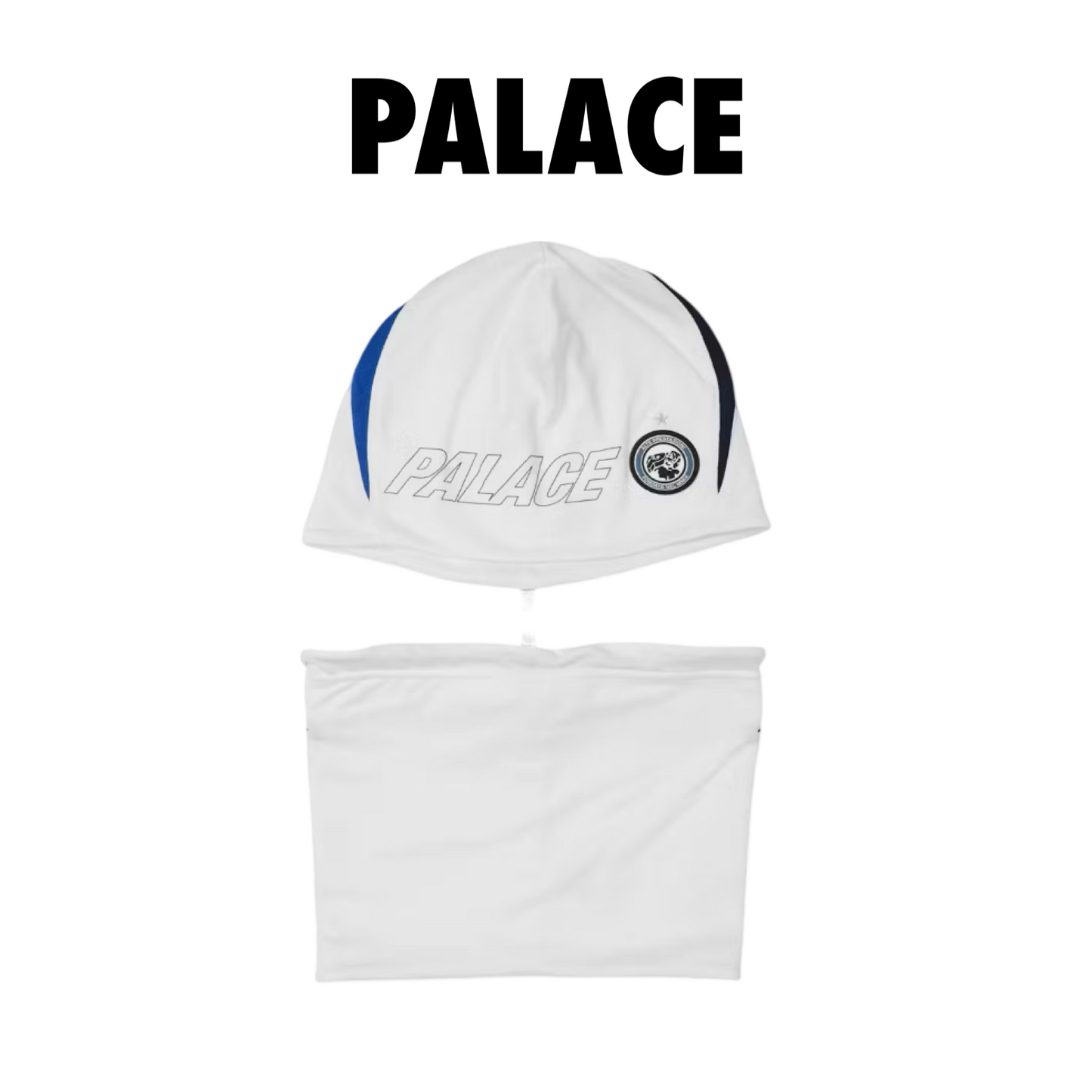 Palace Phantasy Gaiter Beanie Mask white