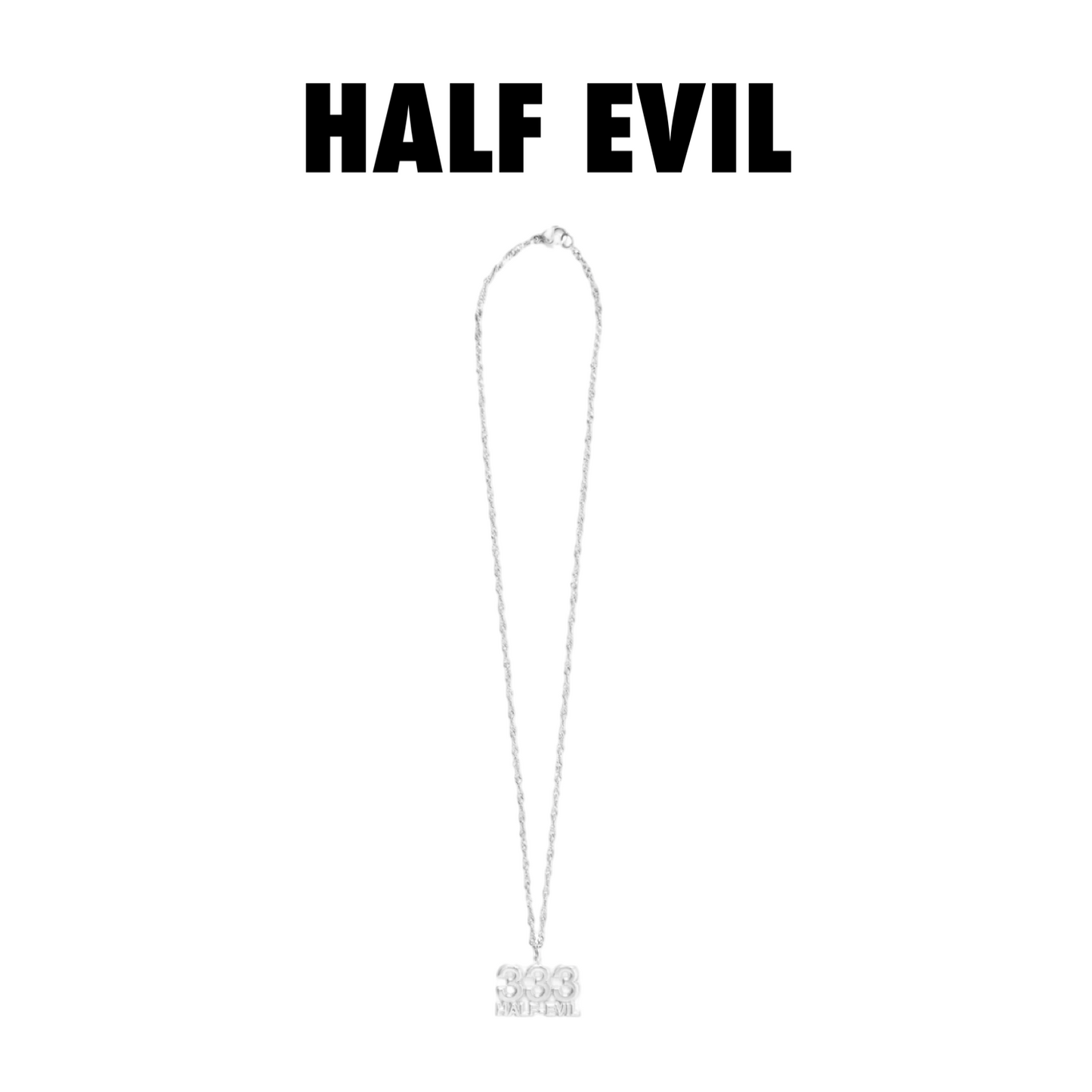 Half Evil STEEL LOGO CHAIN